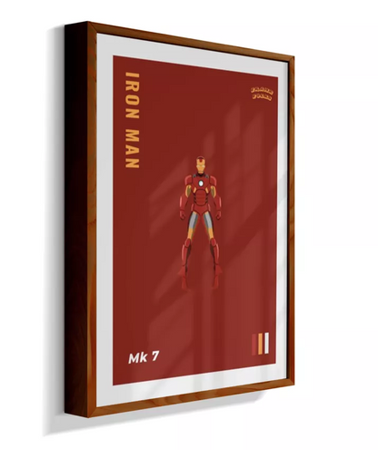 Quadro Homem de ferro - Mk 7 Red