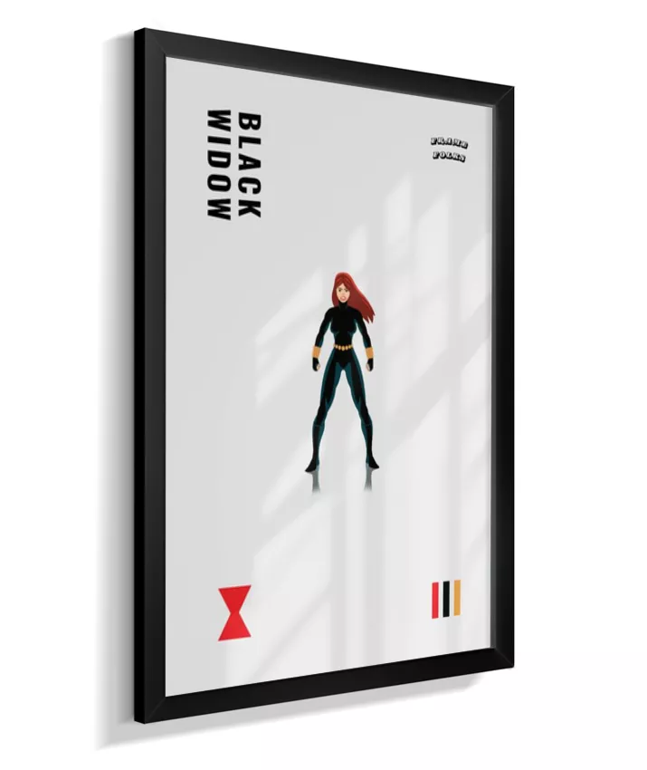 Quadro Viúva Negra - Clássica