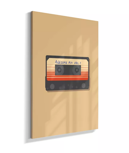 Quadro Mixtape Guardiões da Galáxia