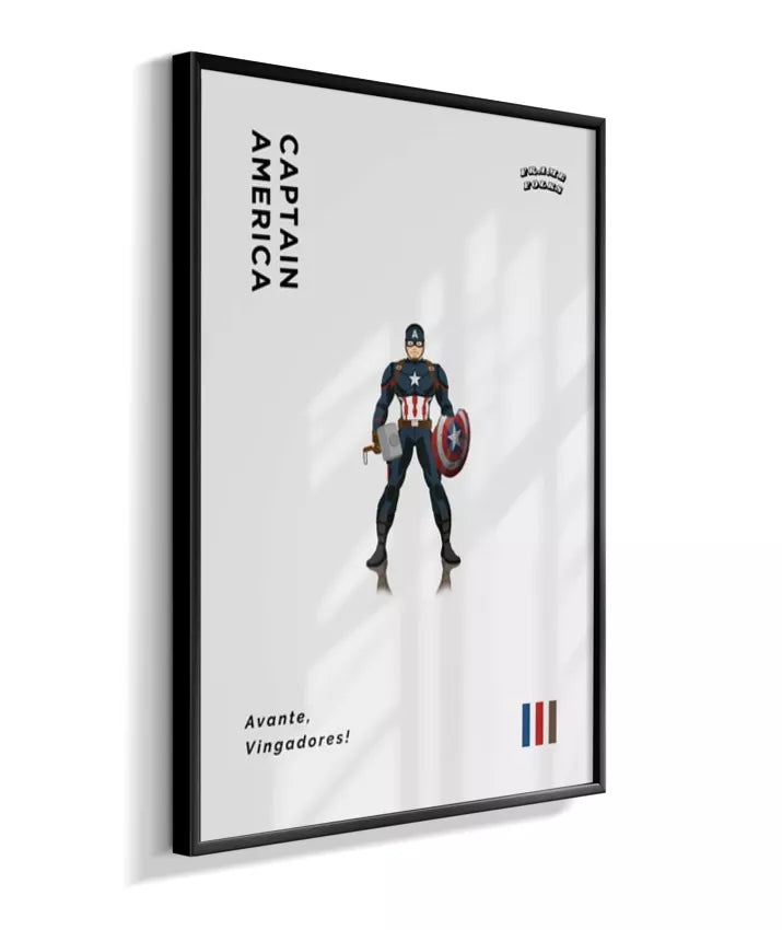 Quadro Capitão America - Endgame
