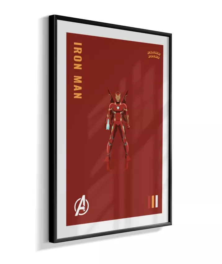Quadro Homem de ferro - Infinity War Red