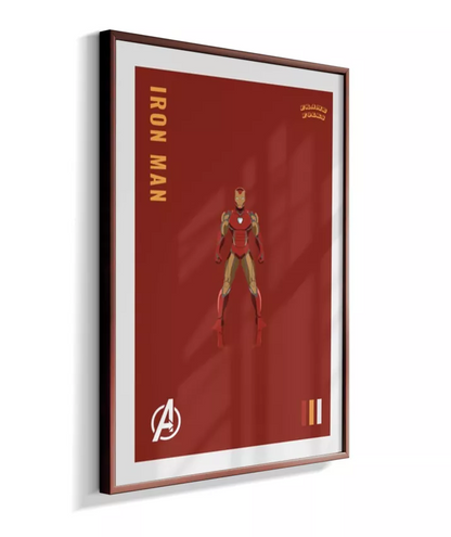 Quadro Homem de ferro - Endgame Red