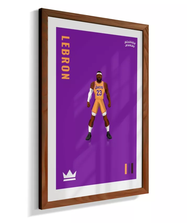Quadro Lebron James - Purple