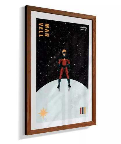 Quadro Capitão Marvel