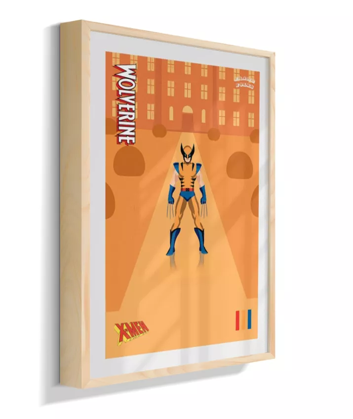 Quadro Wolverine 90's - Mansão X