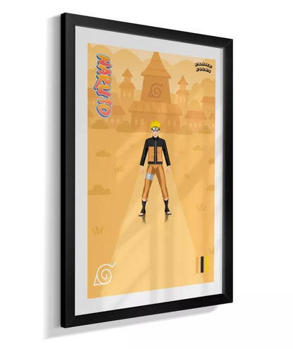 Quadro Naruto - Vila da Folha