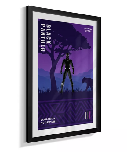 Quadro Pantera Negra - Wakanda