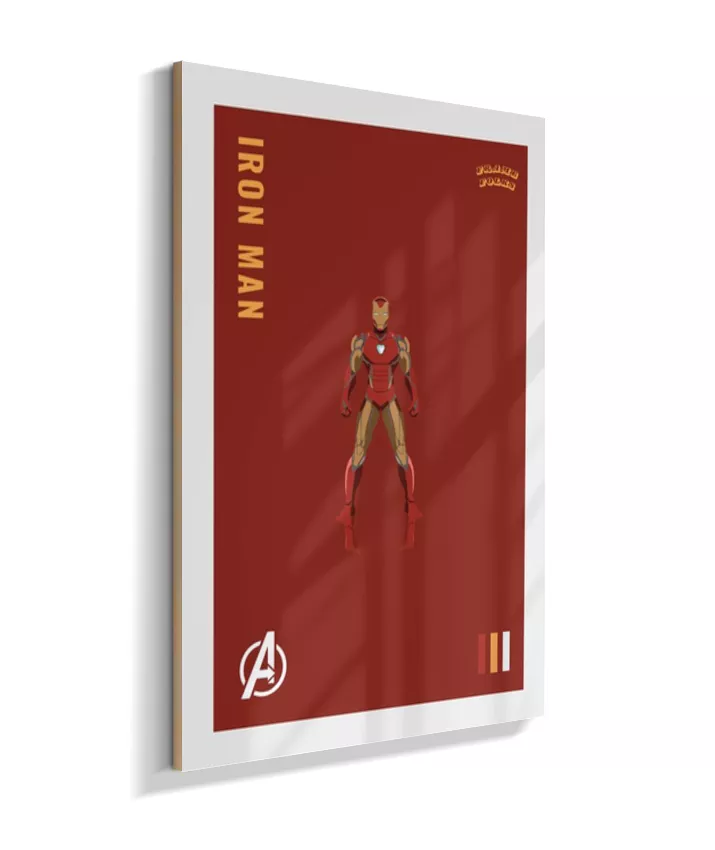 Quadro Homem de ferro - Endgame Red