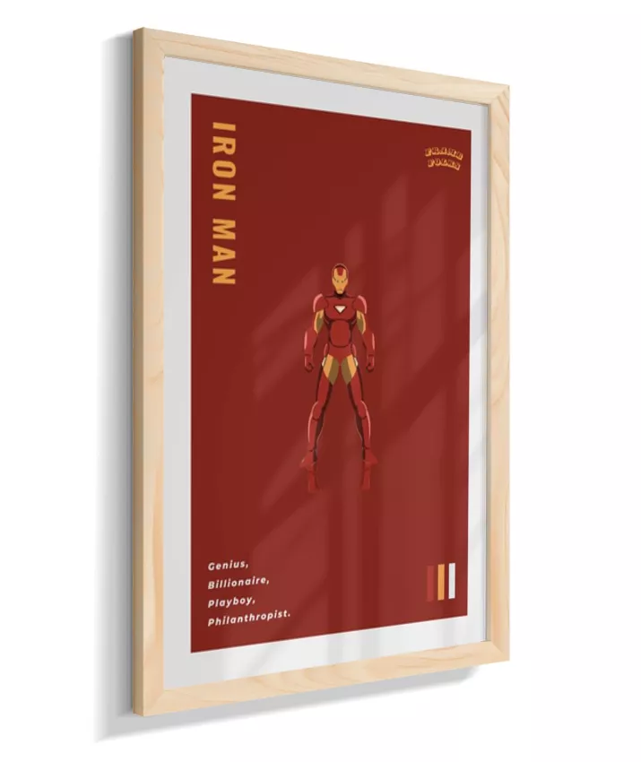 Quadro Homem de ferro - Extremis Red