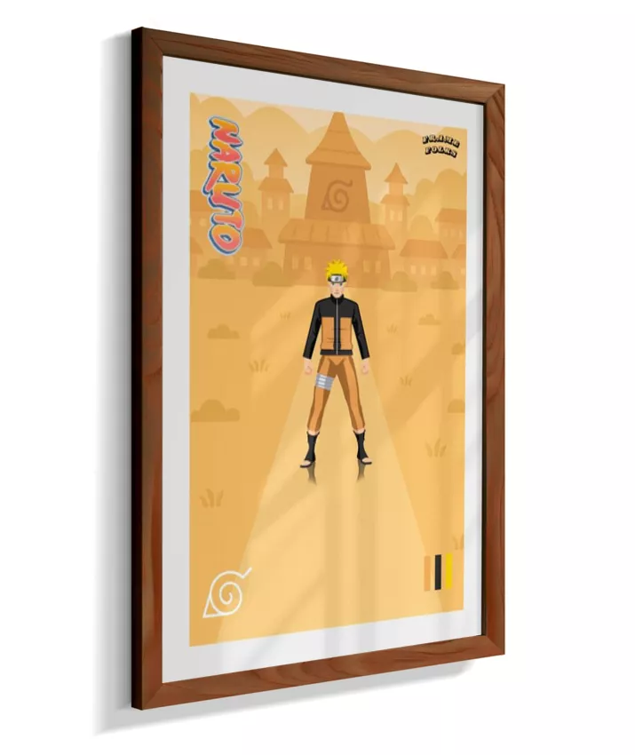 Quadro Naruto - Vila da Folha