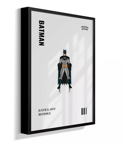 Quadro Batman - Justice, not revenge