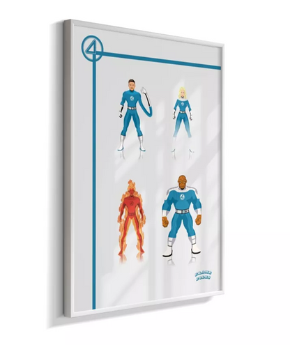 Quadro Quarteto Fantástico - Filme