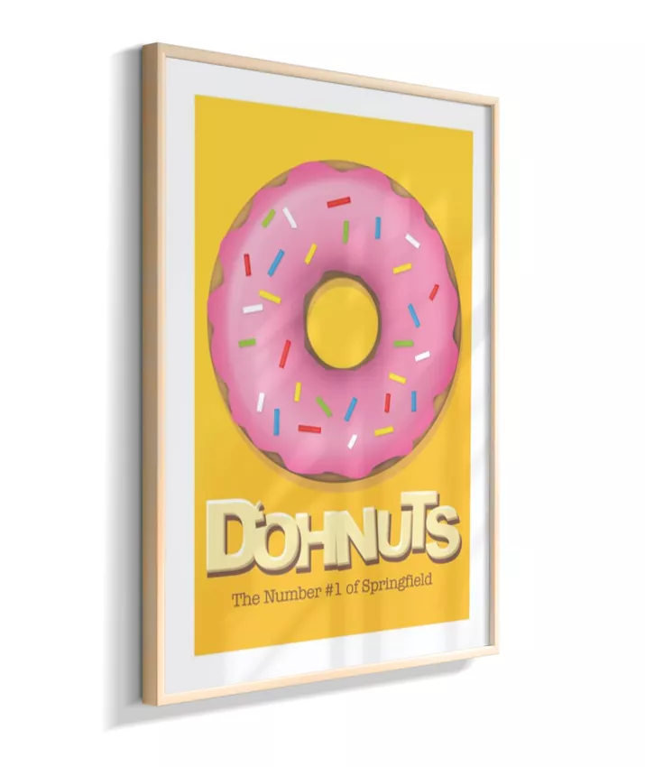 Quadro Dohnuts Simpsons