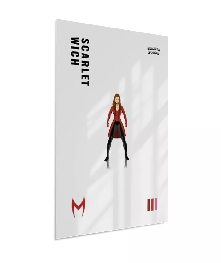 Quadro Feiticeira Escarlate - Vingadores