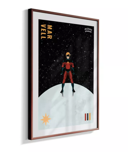 Quadro Capitão Marvel