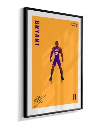Quadro Kobe Bryant - Yellow