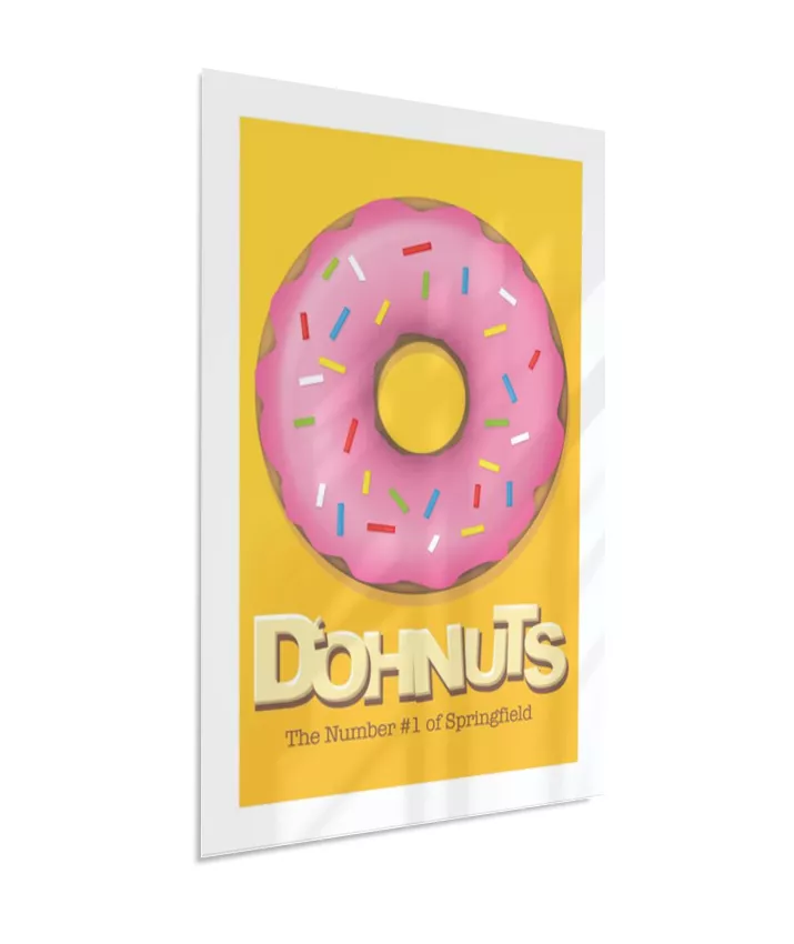 Quadro Dohnuts Simpsons