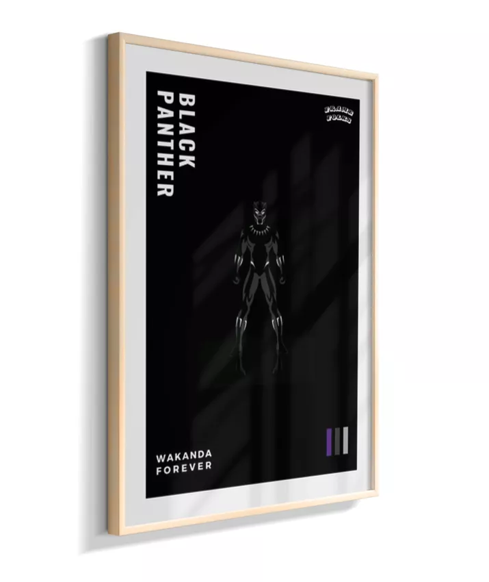 Quadro Pantera Negra - Black