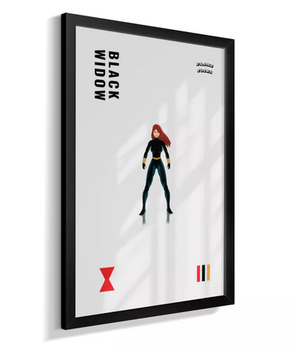 Quadro Viúva Negra - Clássica