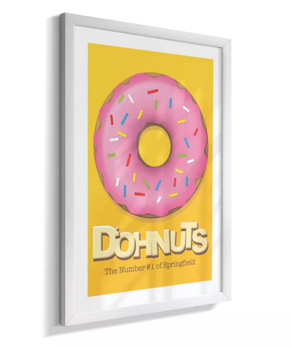 Quadro Dohnuts Simpsons