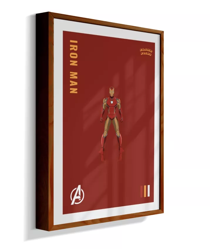 Quadro Homem de ferro - Endgame Red