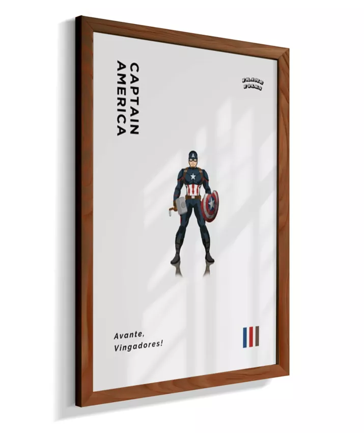Quadro Capitão America - Endgame