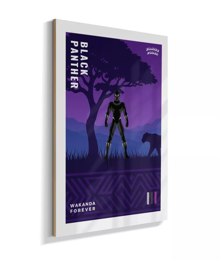 Quadro Pantera Negra - Wakanda