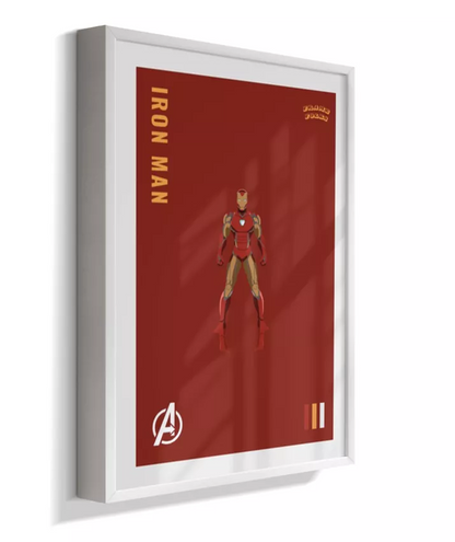 Quadro Homem de ferro - Endgame Red