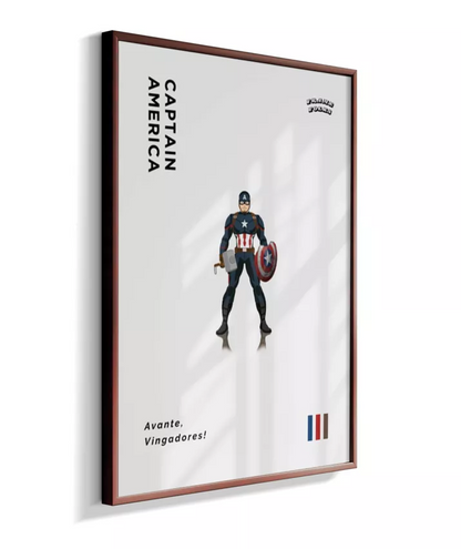 Quadro Capitão America - Endgame