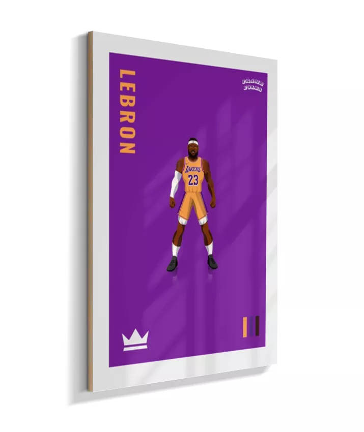 Quadro Lebron James - Purple