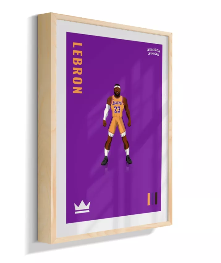 Quadro Lebron James - Purple