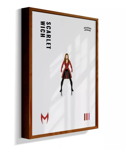 Quadro Feiticeira Escarlate - Vingadores