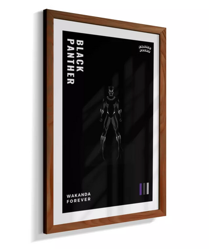 Quadro Pantera Negra - Black