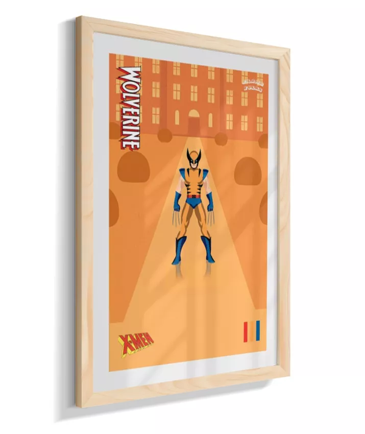 Quadro Wolverine 90's - Mansão X