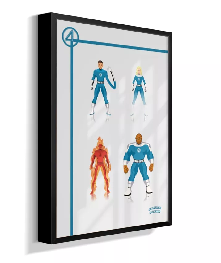 Quadro Quarteto Fantástico - Filme