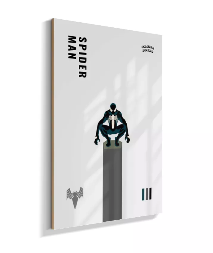 Quadro Homem Aranha Preto