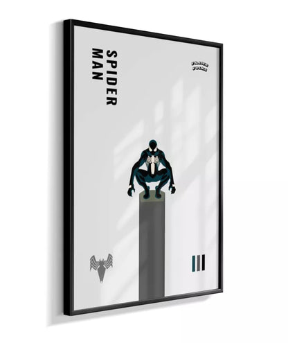 Quadro Homem Aranha Preto