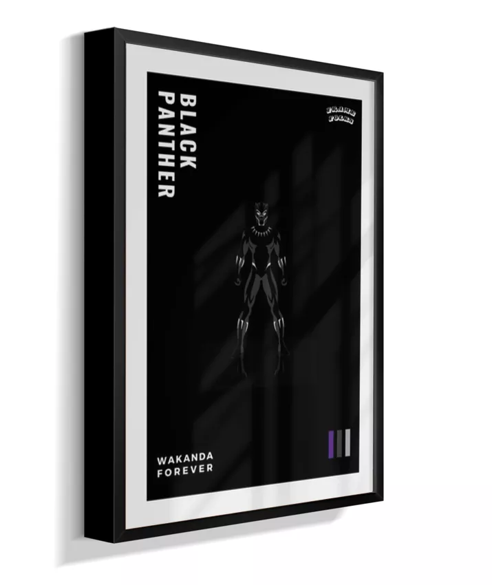 Quadro Pantera Negra - Black