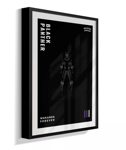 Quadro Pantera Negra - Black