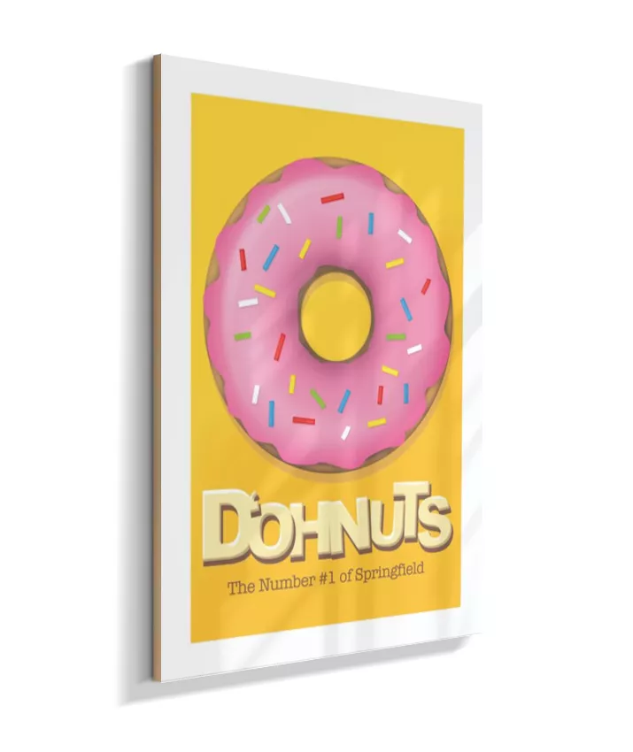 Quadro Dohnuts Simpsons