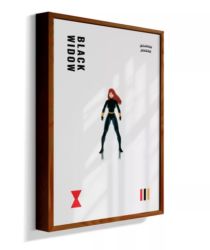 Quadro Viúva Negra - Clássica