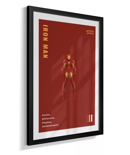 Quadro Homem de ferro - Extremis Red