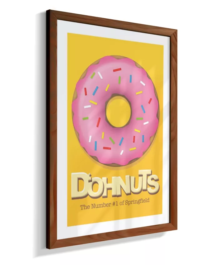 Quadro Dohnuts Simpsons