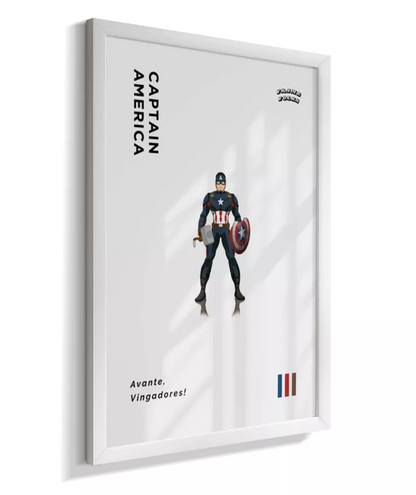 Quadro Capitão America - Endgame