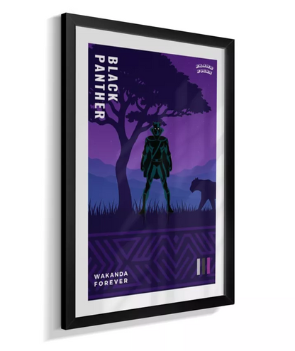 Quadro Pantera Negra - Clássico - Wakanda