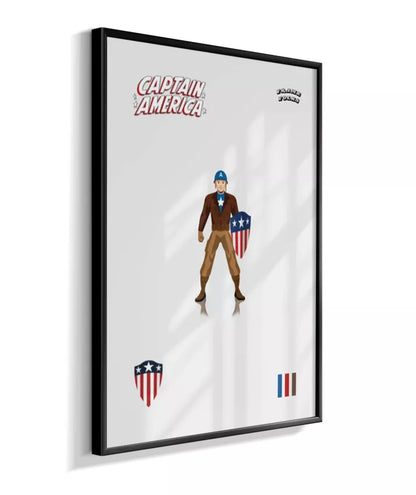 Quadro Capitão America - WW2