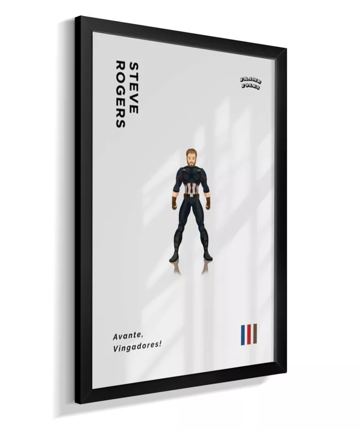 Quadro Steve Rogers - Infinity War