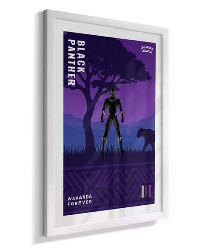 Quadro Pantera Negra - Wakanda