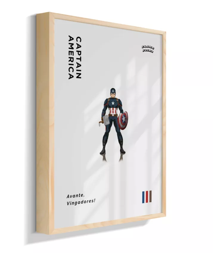 Quadro Capitão America - Endgame