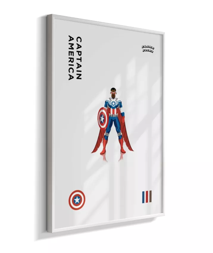 Quadro Capitão America - Sam Wilson